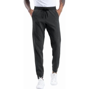 THE GYM PEOPLE Mens' Fleece Joggers Pants with Deep Pockets in